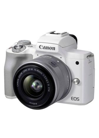 Фотокамера Canon EOS M50 Mark II
kit EF-M 15-45mm f/3.5-6.3 IS STM
белый
