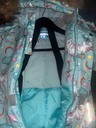 Комбинезон зимний на девочку