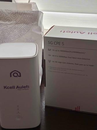 WiFi 5G router Kcell новый отличном состоянии даже не пользуюсь. Коробка