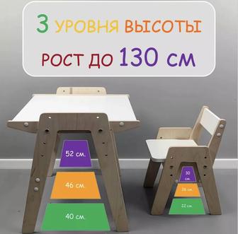Продам детский столик со стульчиком