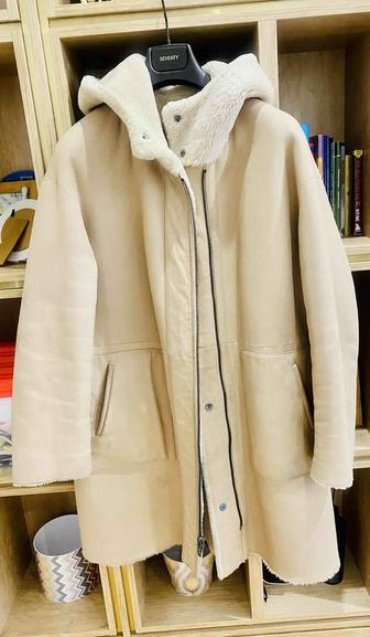 Дубленка, эко шуба из овчины , Massimo dutti