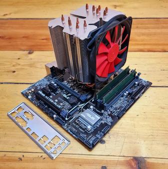 Комплект материнская плата Asus H270M-Plus/Core i7 7700/16GB Kingston