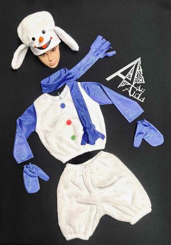 Снеговик детский новый карнавальный костюм