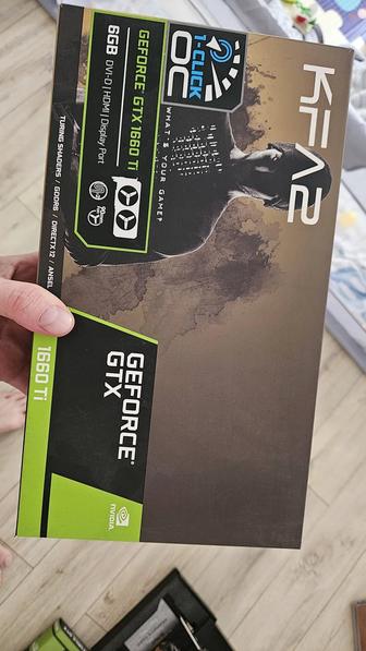 Продам видеокарту nvidia 1660ti в идеальном состоянии с коробкой и доками.