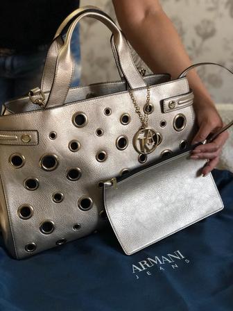 Сумка кожа Armani