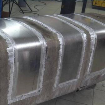 Ремонт железных Алюминиевых баков любой сложности .