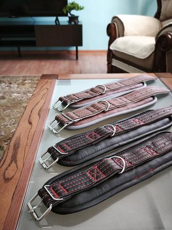 Манжеты для МТБ (Бубновского). Усиленные. Кожа Чепрак. Ручная работа.