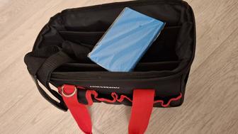 Сумка органайзер на пояс для строительно-монтажных работ.