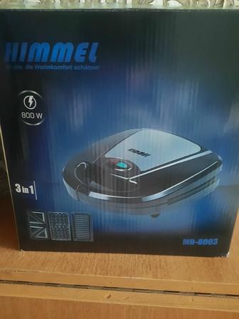 Сэндвичница HIMMEL MB-8003, 3 в 1, 800 Вт, черный