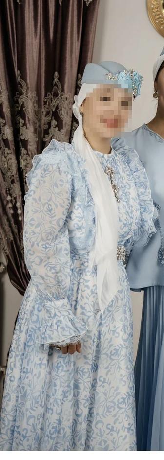 Келинский лук платье и тюрбан