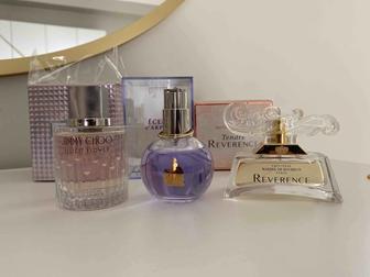 Tendre Reverence, Lancome Idole, Gucci Bloom, Jimmy Choo, Lanvin Eclat