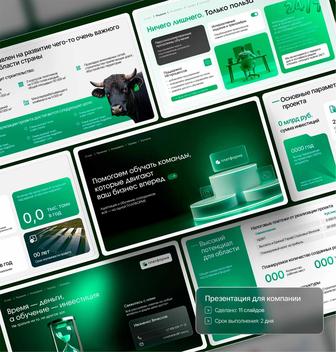 Делаю презентации для бизнеса и учебы