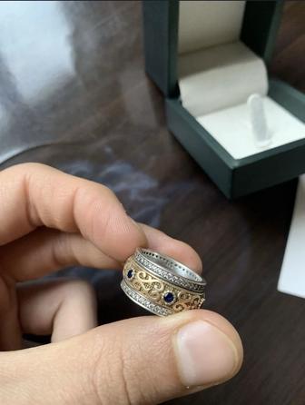 Серебряное кольцо мужское