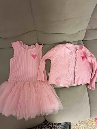 Платье нарядное с болеро для девочки