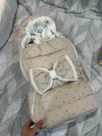 Продам зимний конверт на выписку