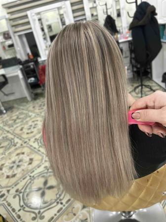 Окрашивание волос кератиновое выпрямление