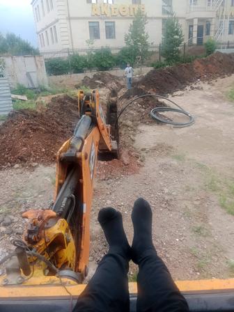 Услуга экскаватор погрузчика JCB CAT 3b1 петушок без посредника