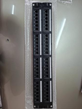 Патч-панель 48 портов Cat5e 19 2U SHIP