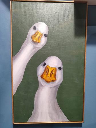 Картина Гуси