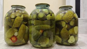 Продам домашние соленые огурцы