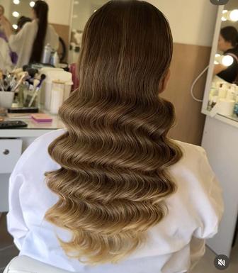 Прическа локоны косы для свадьбы