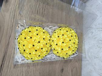 Пышные бантики для волос