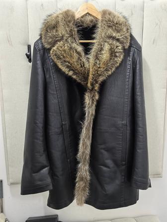 Мужская дубленка с натуральным мехом