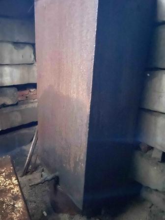 Бак стальной 150х50х80 см.