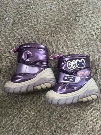 Сапожки зимние на девочку