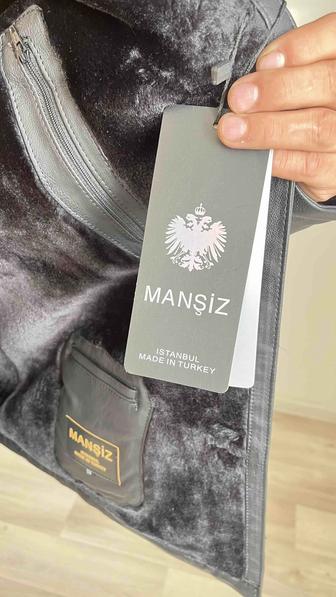 Мужская дубленка кожаная, размер 54. Сатылат. Производство Турция