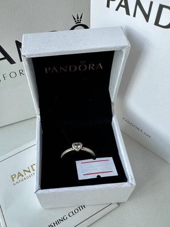 Кольцо Pandora серебро в фирменной подарочной коробке