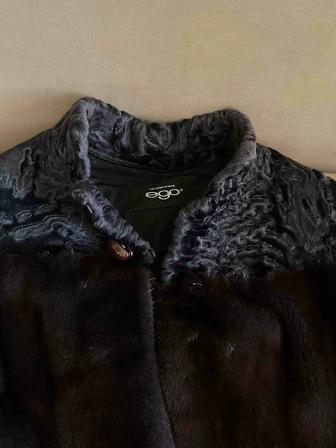 Шуба с интересным дизайном