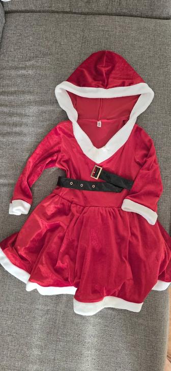 Новогодний костюм девочка Санта