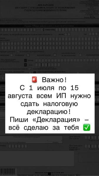 Сдача налоговой декларации