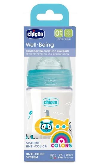 Chicco Бутылочка для кормления Well-being anti-colic 0m