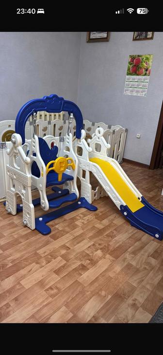 Игровой комплекс качели и горка