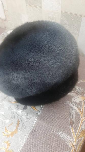 Шапка - берет норковая