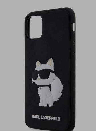 Чехол Karl Lagerfeld 3D Rubber на Apple iPhone 11 / на Айфон 11 силиконовый