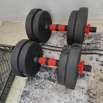 Продам Гантели 10КГ, одна 5КГ