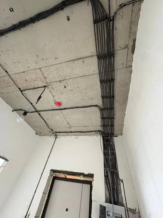 Электромонтажные работы под ключ.Черновая и чистовая