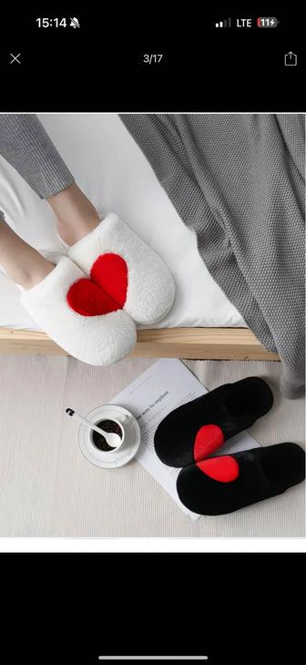 Женские зимние тапочек