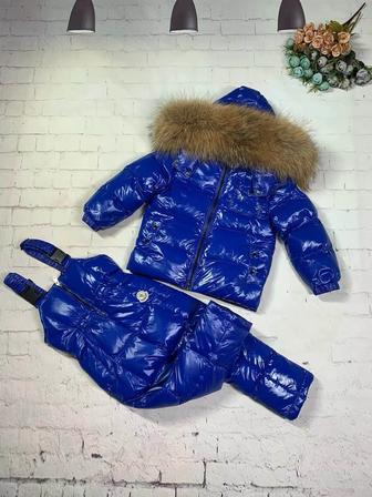Комбинезон зимний moncler пух