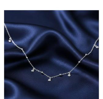 Чокер колье серебро