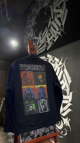 Куртка HM с ручной росписью