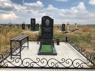 Памятники из гранита,благоустройство в Караганде