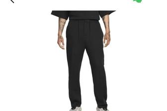 Черные полукоасические брюки