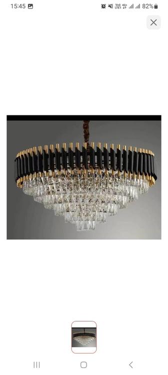 Установка люстры