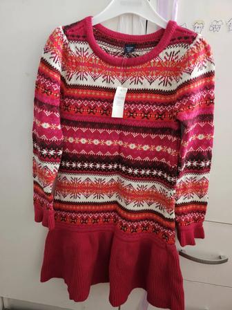 Платье детское тёплое рост 115