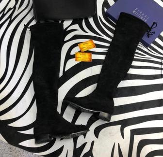 Продам ботфорты Stuart Weitzman в качестве люкс натуральная замша без замка