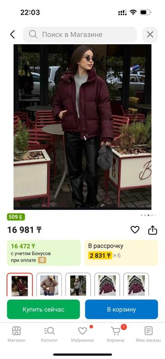 Куртка зимняя